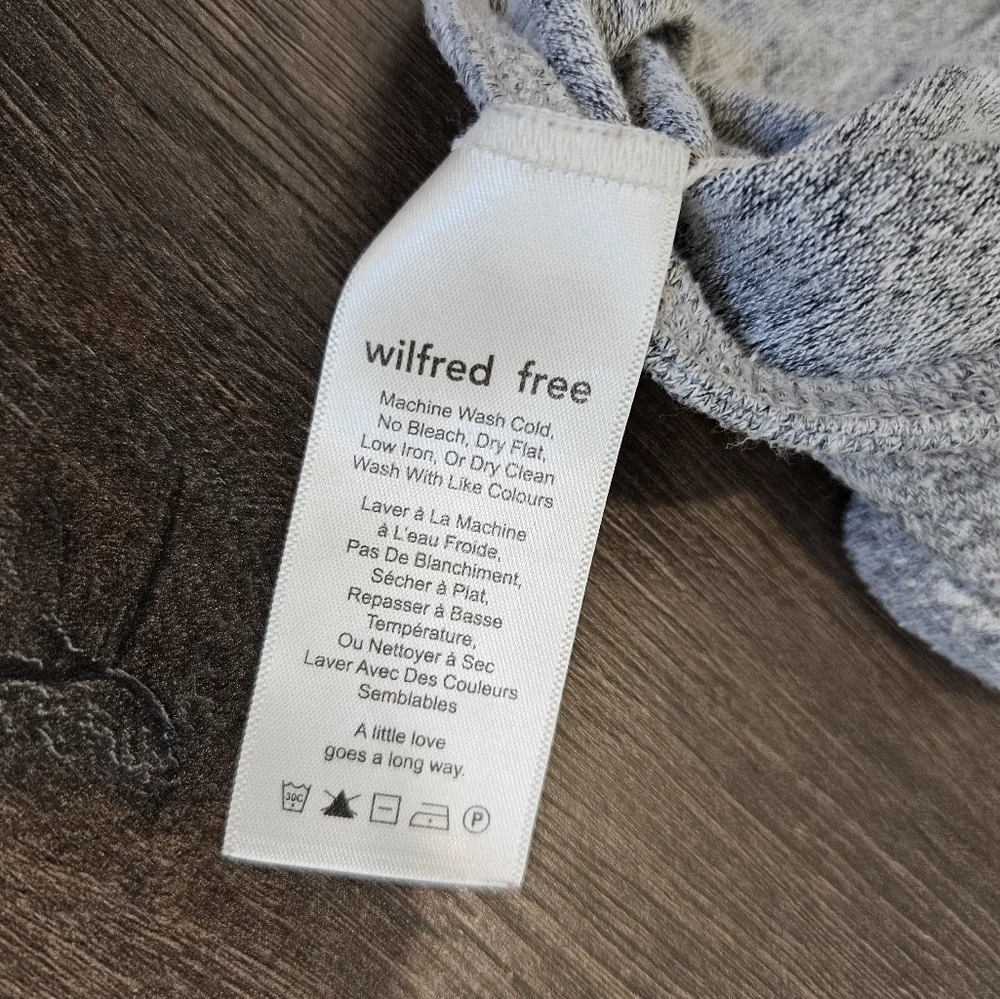 NWOT Wilfred Free Tie Front Crop Top - SIZE S - Picture 8 of 13